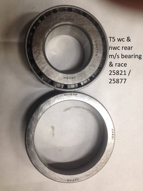 Bearings and Races T5 world and non world class